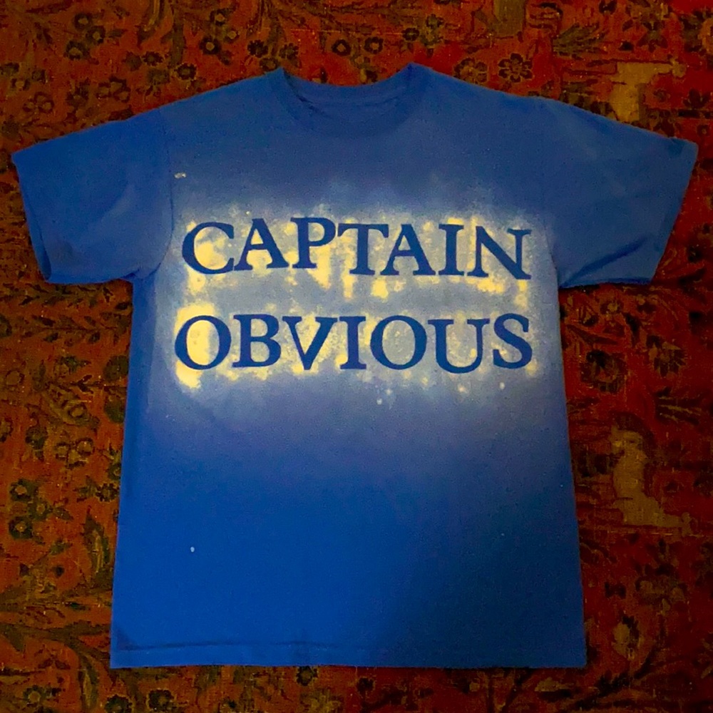 Captain Obvious funny shirt